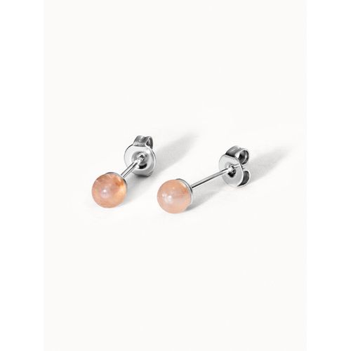 PURELEI Rose Quartz Perlenohrringe