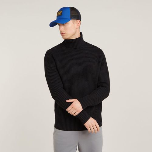 Essential Turtle Knitted Pullover - Schwarz - Herren