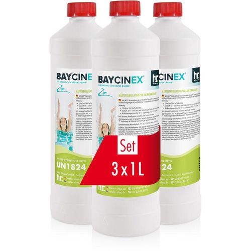 3x 1 l baycinex® Härtestabilisator zur Kalkvermeidung