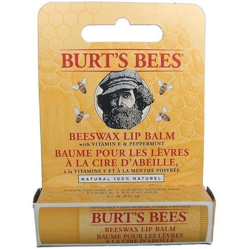 Burt's Bees Pflege Lippen Lip Balm Stick kartoniert Beeswax & Peppermint