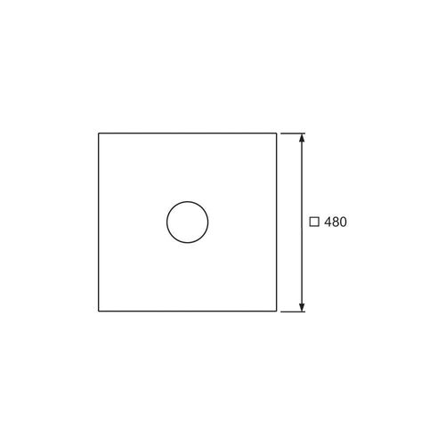 Tece drainpoint S Seal System Dichtmanschette für Verbundabdichtungen 480 x 480 3690004