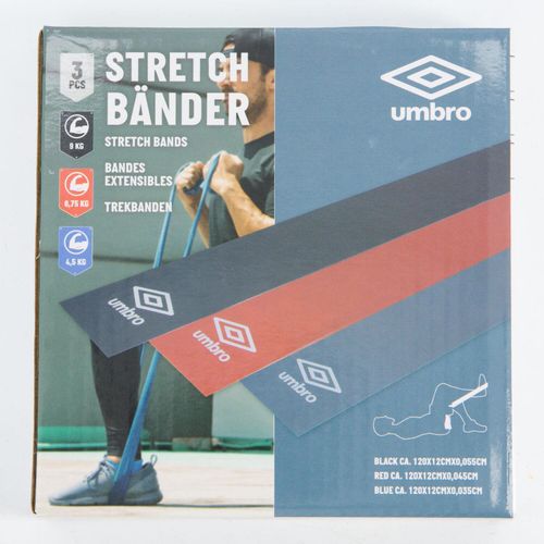 3er-Pack mehrfarbige Stretch-Bänder