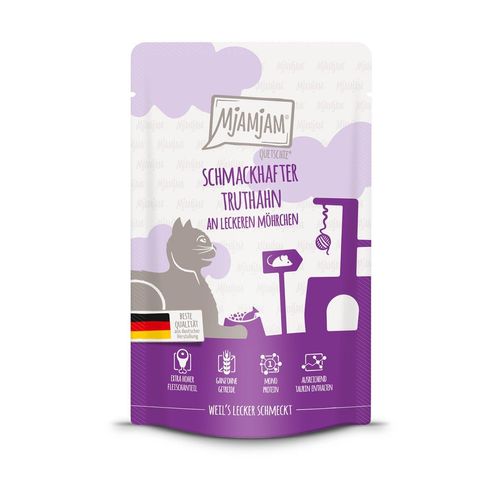 MjAMjAM - Quetschie - schmackhafter Truthahn an leckeren Möhrchen 12x125g