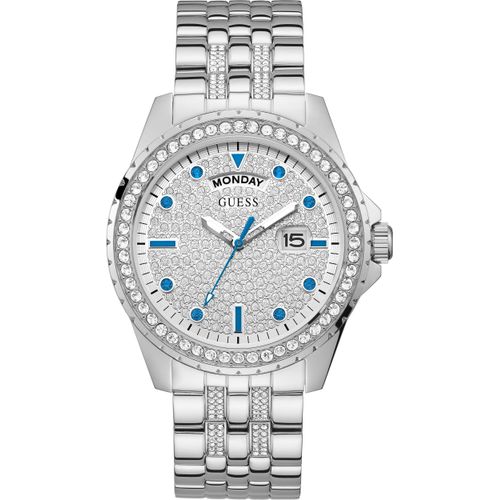 Guess Comet Uhr Silber Silber One Size