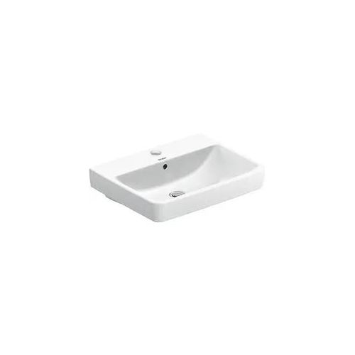 Waschtisch Duravit No. 1 600 x 175 x 460 mm, mit Überlauf, 1 Hahnloch, weiß - 2375600000