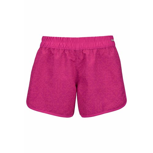 Badeshorts VENICE BEACH, Damen, Gr. 48, N-Gr, bunt (beere, rose), Microfaser, Polyester, gemustert, Badehosen, mit dezentem Druck