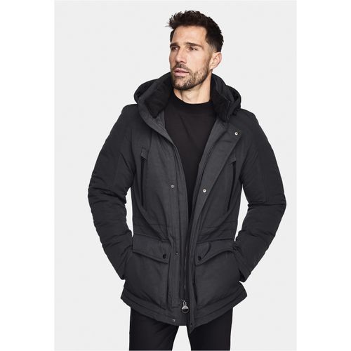 Parka NEW CANADIAN, Herren, Gr. 24, schwarz, 100% Polyester, unifarben, klassisch, lang, ohne Ausschnitt, Langarm, Jacken, mit wind- und wasserabweisendem Obermaterial