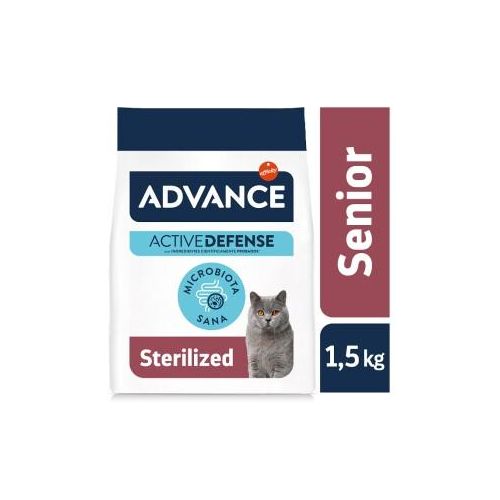 ADVANCE Sterilized - Kroketten für sterilisierte Katzen Senior mit Huhn und Gerste 1,5kg