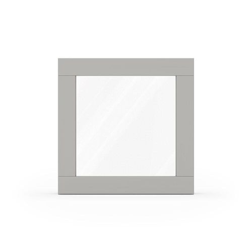 fensterversand.com Fenster Achatgrau RAL 7038, Holzfenster, Classic IV 68, 510 x 510 mm, einteilig, festverglast, individuell konfigurieren