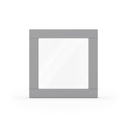 fensterversand.com Fenster Signalgrau RAL 7004, Holzfenster, Classic IV 68, 510 x 510 mm, einteilig, festverglast, individuell konfigurieren