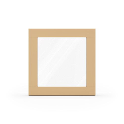 fensterversand.com Fenster Beige RAL 1001, Holzfenster, Classic IV 68, 510 x 510 mm, einteilig, festverglast, individuell konfigurieren