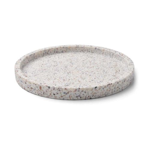 Humdakin - Terrazzo Tablett Ø 20 cm, natur