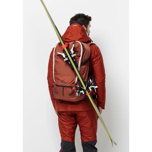 Skirucksack JACK WOLFSKIN "ALPSPITZE PACK 35" Rucksäcke rosa (carmine)