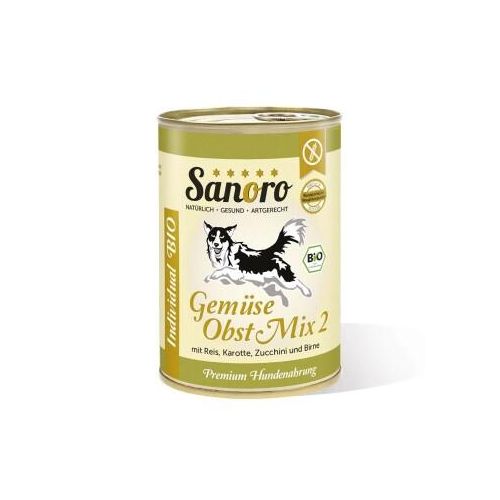 Sanoro BIO Gemüse-Obst-Mix 2 mit Bio-Reis 12x400g