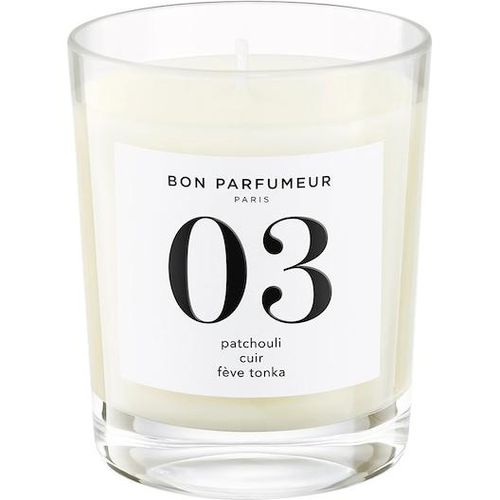 BON PARFUMEUR Home Line Candles 03 Patchouli, Leather, Tonka Bean