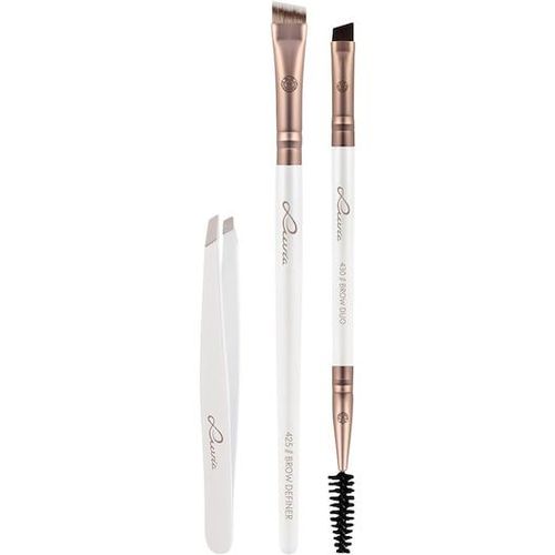 Luvia Cosmetics Pinsel Pinselset Prime Vegan Prime Brow Kit Brow Duo + Brow Definer + Precision Tweezer