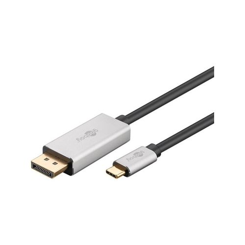 Pro DisplayPort - USB Typ C - Display Kabel - 2m - Grau