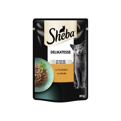 Sheba Delikatesse in Gelee 28x85 g Truthahn