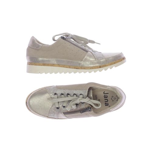 Jana Damen Sneakers, beige, Gr. 37.5