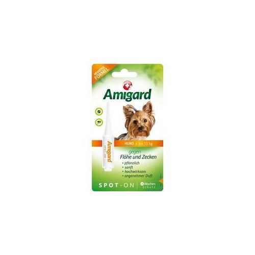 Amigard Spot-on Hund unter 15 kg 3 x 2 ml