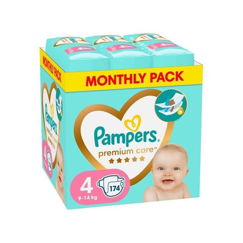 Pampers Premium Monthly Box Size 4 9-14kg 174 pcs