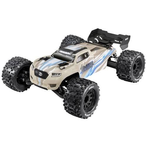 Reely Thor Kreidegrau Brushless 1:10 RC Modellauto Elektro Monstertruck Allradantrieb (4WD) 100% RtR 2,4 GHz inkl. Akku, Ladegerät und Senderbatterien