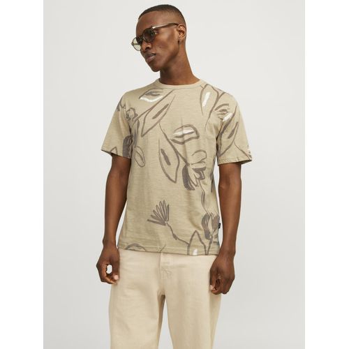 Jack & Jones T-Shirt »JPRBLAPALMA AOP SS TEE CREW NECK SN«