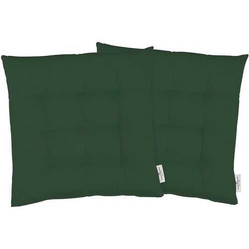TOM TAILOR HOME Sitzkissen »Dove«, TOM TAILOR unifarbenes, abgestepptes Sitzkisssen DOVE, 2er Pack