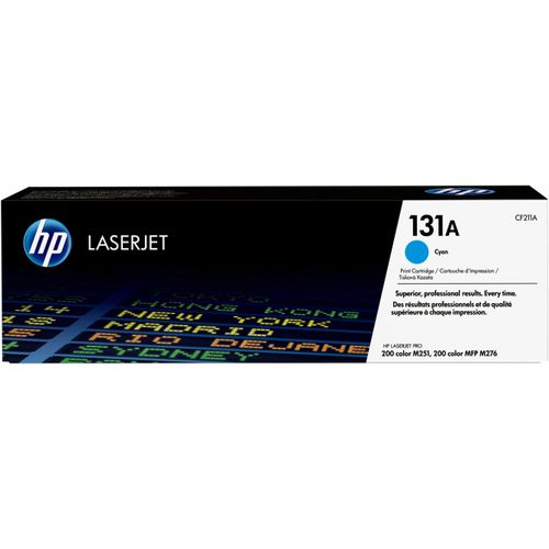 Original HP LaserJet Pro 200 color M 276 n (CF211A / 131A) Toner Cyan