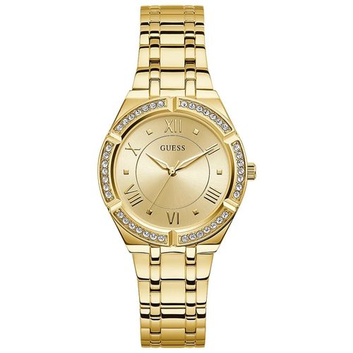 Guess Cosmo Uhr Golden Golden One Size