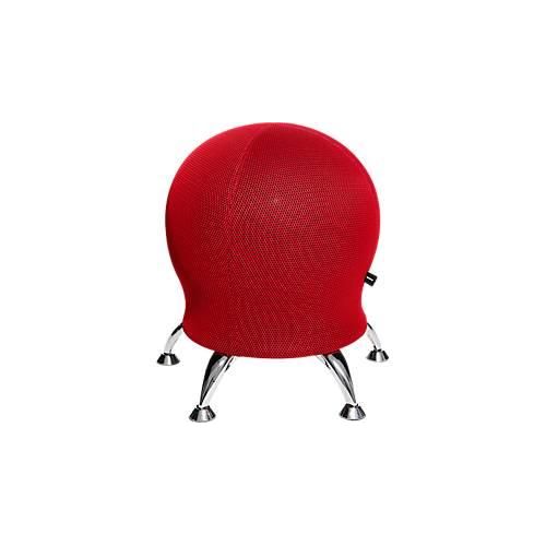 Hocker Sitness 5, mit integriertem Gymnastikball, belastbar bis 110 kg, rot