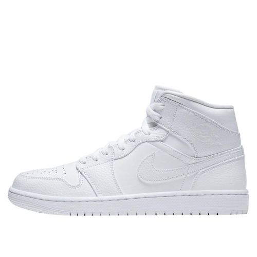 Nike AIR JORDAN 1 MID SHOE WHITE/WHITE-WHITE WHITE/WHITE-WHITE 41