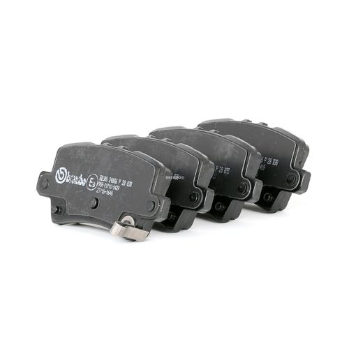 BREMBO Bremsbelagsatz HONDA P 28 038 43022SMGE00,43022SMGE01,43022SMGE02 43022SMGE03,43224SMGE01