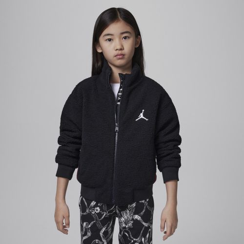 Jordan Jumpman hoogpolig jack voor kids - Zwart