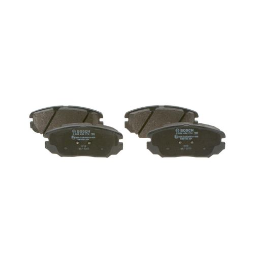 BOSCH Bremsbelagsatz HYUNDAI,KIA 0 986 494 374 45022SNBE01,581012CA20,581013FA11 581013KA30,581013LA10,581013LA20,BP1282,E990R02A09041405,8233D112