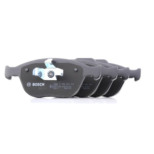BOSCH Bremsbelagsatz FORD 0 986 424 701 2M5Z2001AB,2T1J2K021AA,1360303 2M5Z2001A5,ME2T1J2K021AA,4427737,7871D970,E190R011199020,2M5V2K021AA
