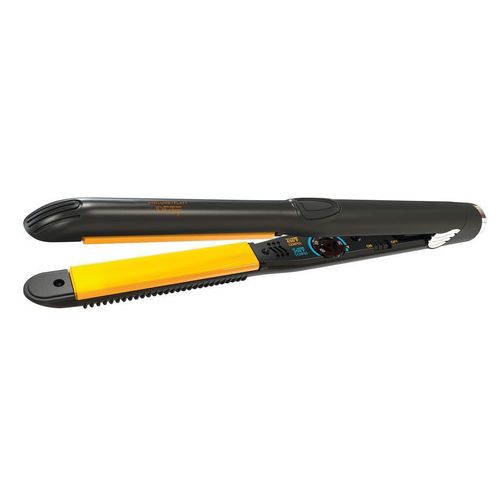 Italian Design Gold Styler Waterproof - Schwarz/Gelb Glätteisen