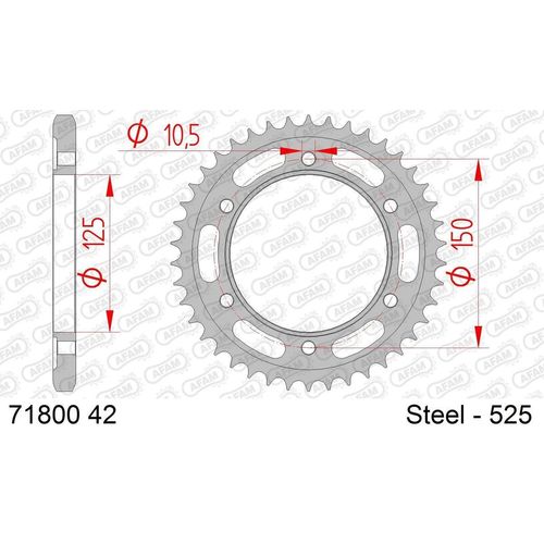 AFAM Kettenrad 71800-42