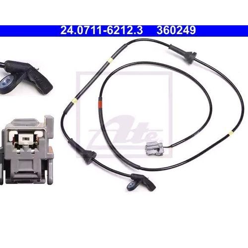 ATE ABS Sensor VOLVO 24.0711-6212.3 30773742,3524256 Drehzahlsensor,Raddrehzahl Sensor,Drehzahlgeber,ESP-Sensor,Sensor, Raddrehzahl