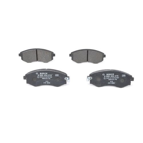 BOSCH Bremsbelagsatz HYUNDAI,KIA,NISSAN 0 986 424 215 4813005000,5810129A00,5810129B00 581012DA20,5810138A40,5810134A21,5810138A70,4813005012