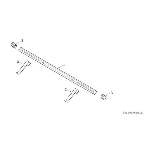 BOSCH Zubehör Solartechnik WMT 1 Grundbauset 1 Kollektor FCC Aufdach 7709600087