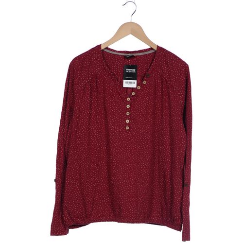 Ragwear Plus Damen Langarmshirt, bordeaux, Gr. 50