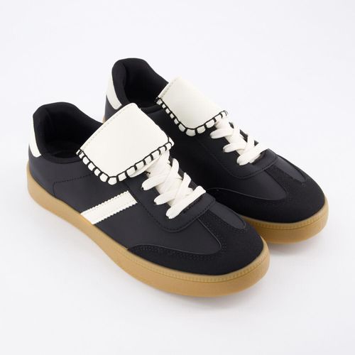 Schwarze Low-Top Sneaker