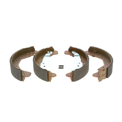 BOSCH Bremsbacken OPEL,CHEVROLET,VAUXHALL 0 986 487 658 1605064,1605969,93171065 Trommelbremsbacken,Bremsbackensatz 93189978,93170618