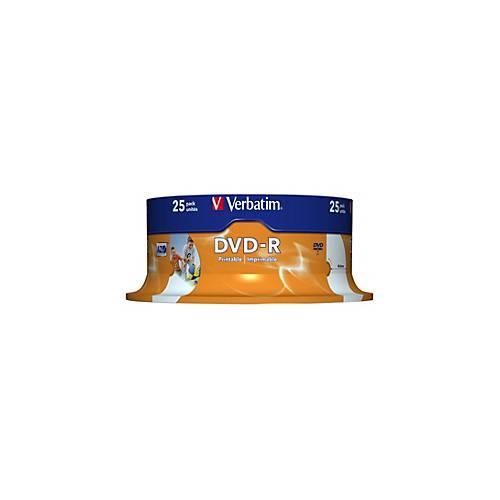 Verbatim - DVD-R x 25 - 4.7 GB - Speichermedium