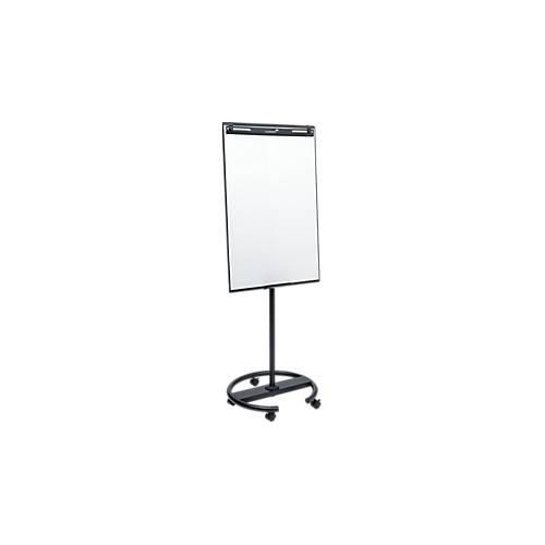 Mobiles Flipchart Legamaster ECONOMY TRIANGLE, als Whiteboard & Flipchartblock nutzbar, B 600 x T 15 x H 720 mm, lackierter Stahl & ABS, weiß-schwarz