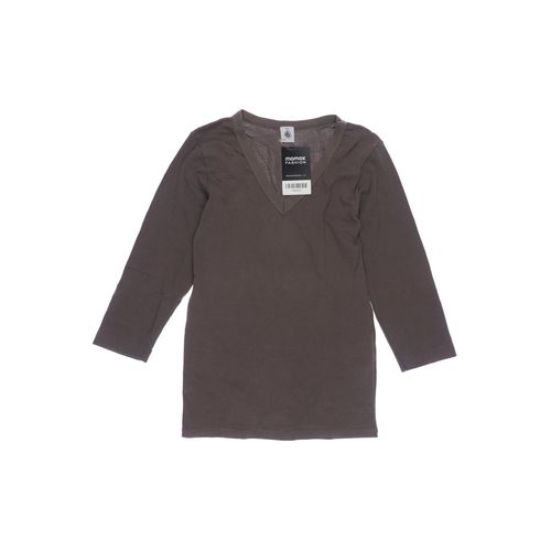 Petit Bateau Damen Langarmshirt, braun, Gr. 176