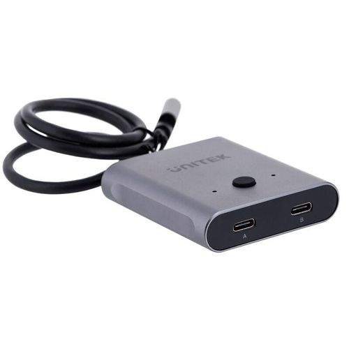 Zweiwege-Signalschalter usb-c, 2 in 1 out 4K - Unitek