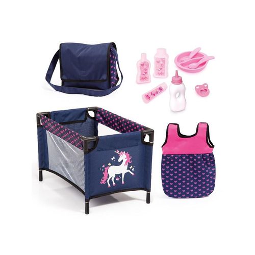 Bayer Design Baby Doll Travel Cot Set - Navy