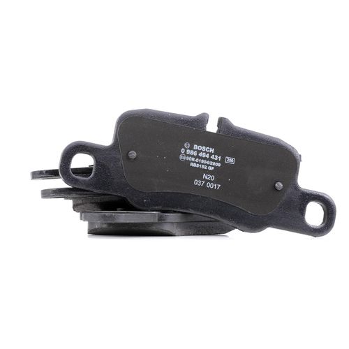 BOSCH Bremsbelagsatz PORSCHE 0 986 494 431 97035294904,97035294905,8532D1416 97035294903,971698451A,971698451D,E990R019042809,97035294703,99135294803